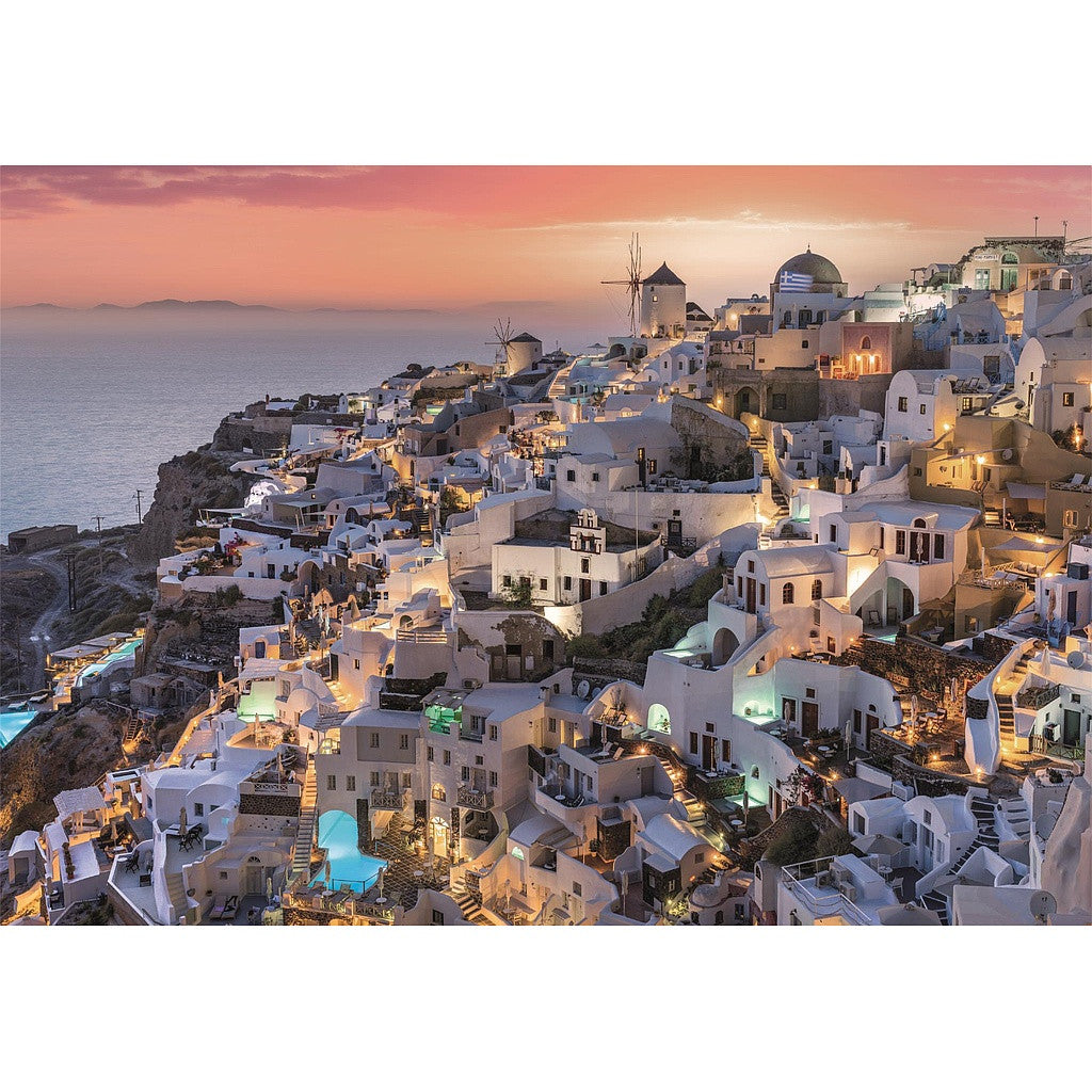 Clementoni Puzzle - Griechenland Santorini (1000 Teile)