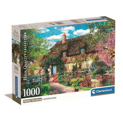 Clementoni Puzzle - Altes Häuschen(1000 Teile)