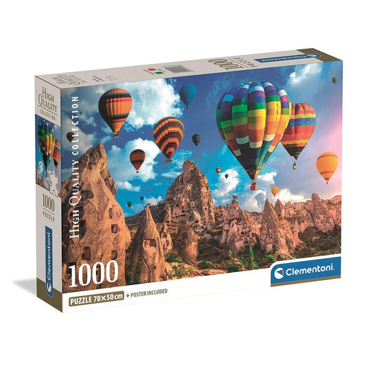 Clementoni Puzzle - Ballons in Kappadokien (1000 Teile)