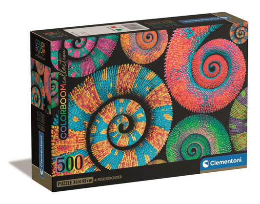 Clementoni Puzzle - Bunte Ringelschwänze (500 Teile)