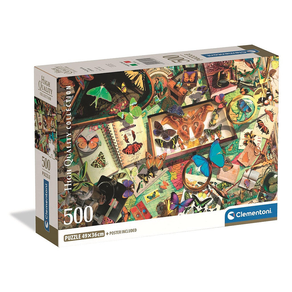 Clementoni Puzzle - Der Schmetterlingssammler (500 Teile)