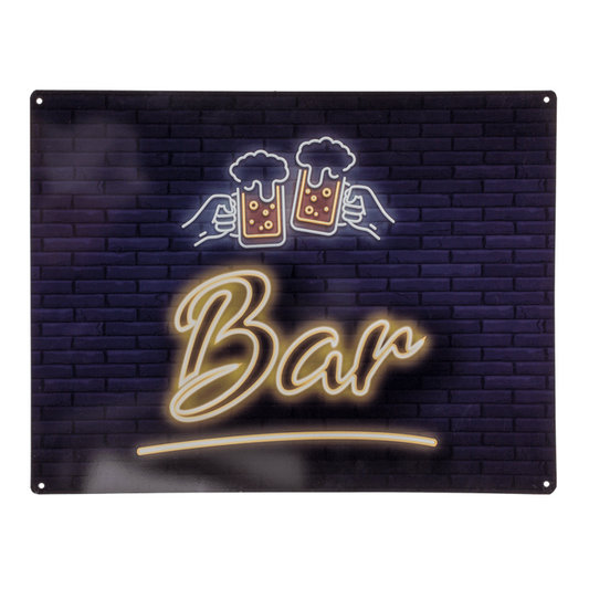 Blechschild "Bar" (30 x 40 cm)