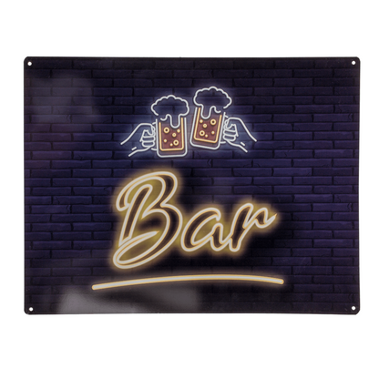 Blechschild "Bar" (30 x 40 cm)