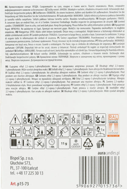 Teelichter mit Erdbeerduft (6er Packung)