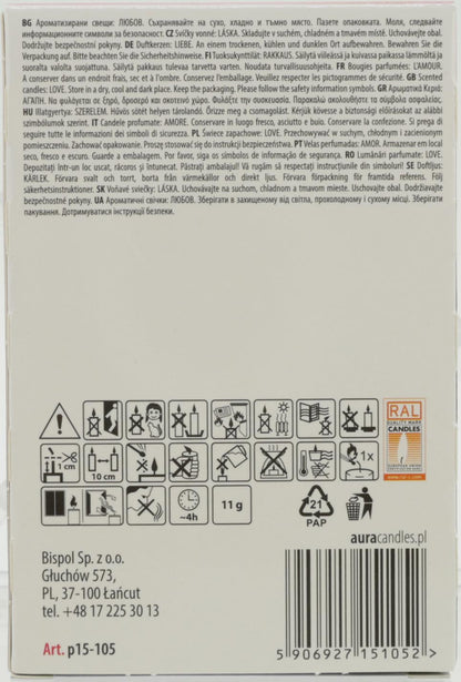 Teelichte 6er Pack "Duft der Liebe"