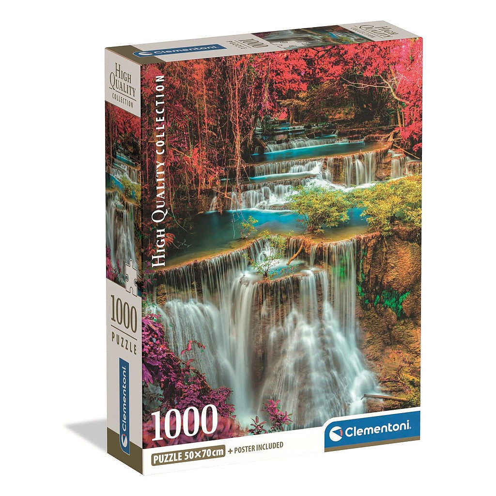 Clementoni Puzzle - Thailändische Wasserfälle (1000 Teile)