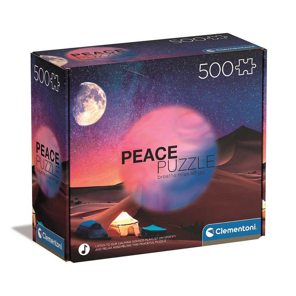 Clementoni Puzzle - Peace "Sternennachtstraum" (500 Teile)