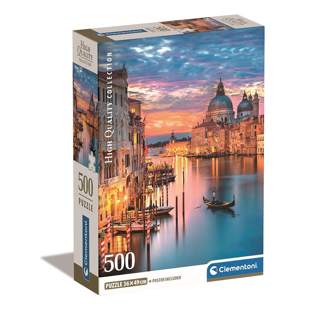 Clementoni Puzzle - Leuchtendes Venedig (500 Teile)