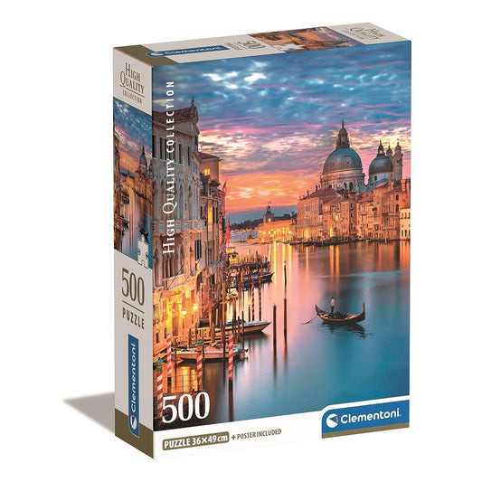 Clementoni Puzzle - Leuchtendes Venedig (500 Teile)