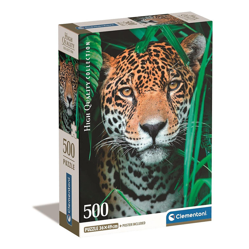 Clementoni Puzzle - Jaguar im Dschungel (500 Teile)