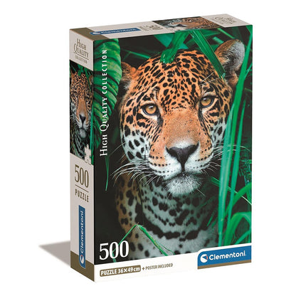 Clementoni Puzzle - Jaguar im Dschungel (500 Teile)