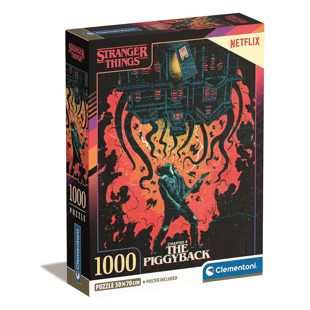 Clementoni Puzzle - Stranger Things "Piggyback" (1000 Teile)