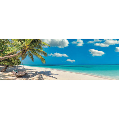 Clementoni Panorama-Puzzle - Strandschaukeln am Meer (1000 Teile)