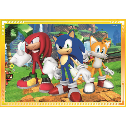 Clementoni 4-in-1 Puzzle - Sonic The Hedgehog "Save the Day" (12-24 Teile)