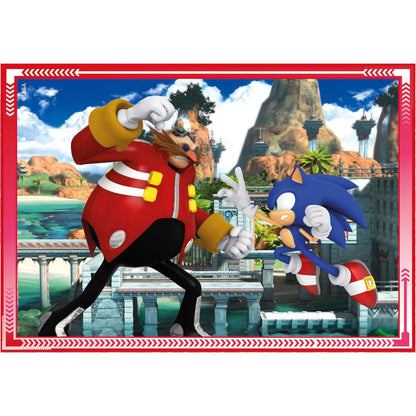 Clementoni 4-in-1 Puzzle - Sonic The Hedgehog "Save the Day" (12-24 Teile)