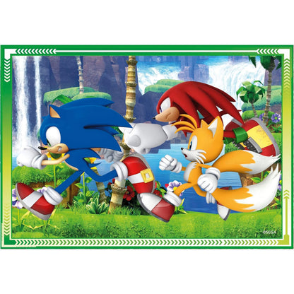 Clementoni 4-in-1 Puzzle - Sonic The Hedgehog "Save the Day" (12-24 Teile)