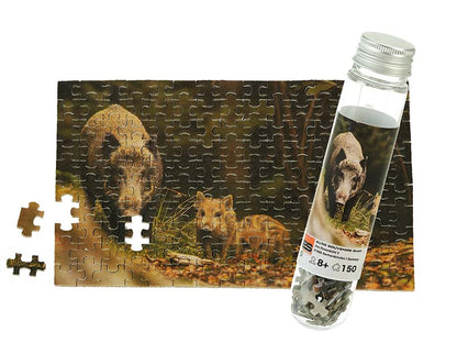 Puzzle im Röhrchen - Wildschweine (150 Teile)