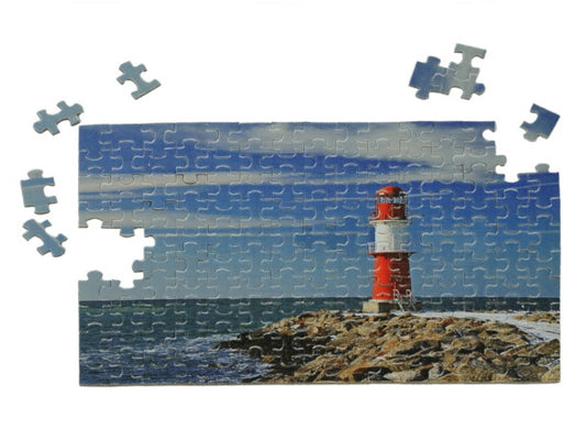 Puzzle im Röhrchen - Leuchtturm (150 Teile)