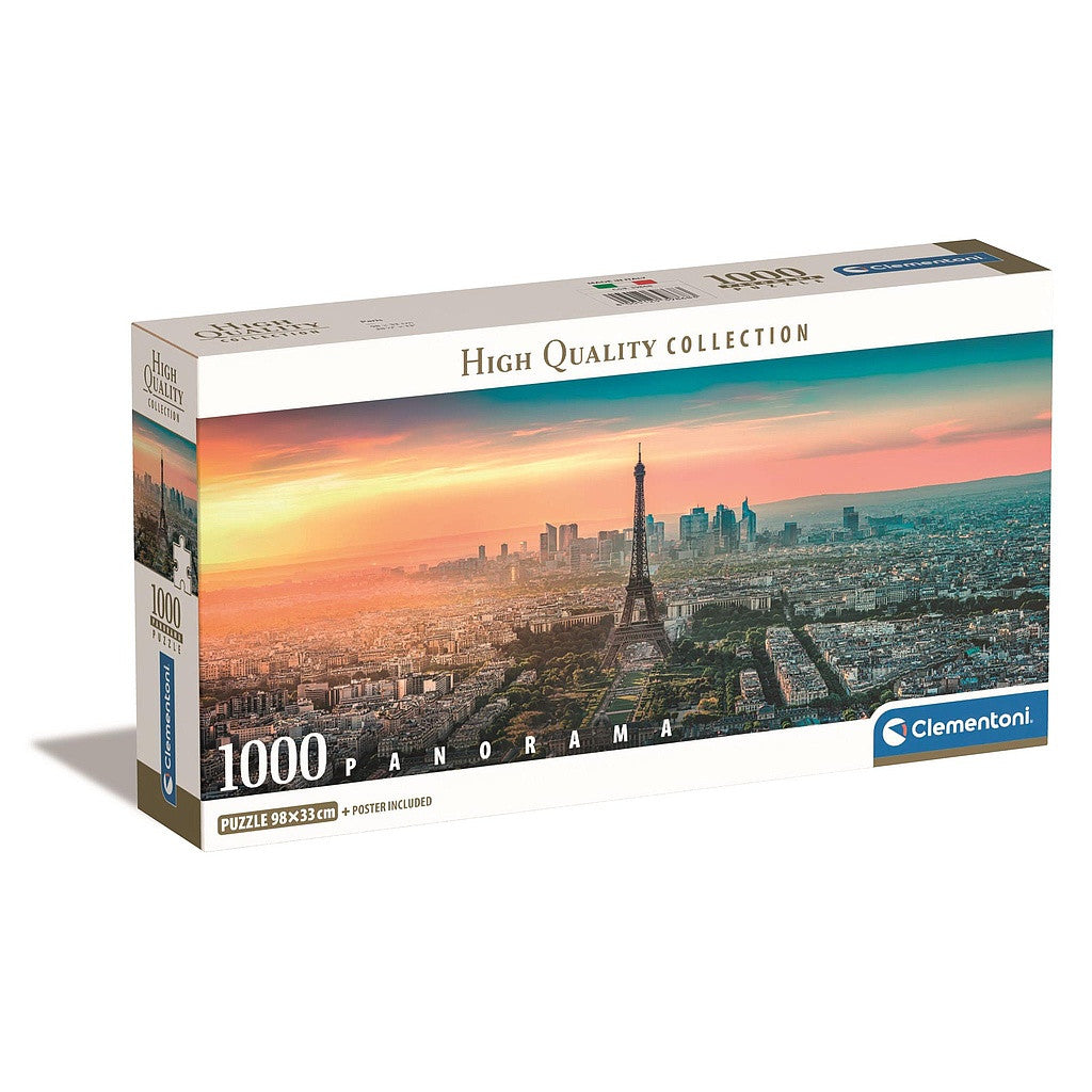 Clementoni Panorama-Puzzle - Blick auf Paris (1000 Teile)