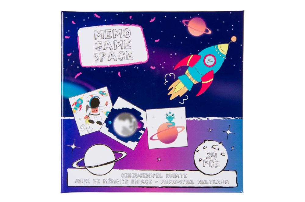 Memospielraum, Karte 7x7cm - Schachtel 17x17x2,5cm