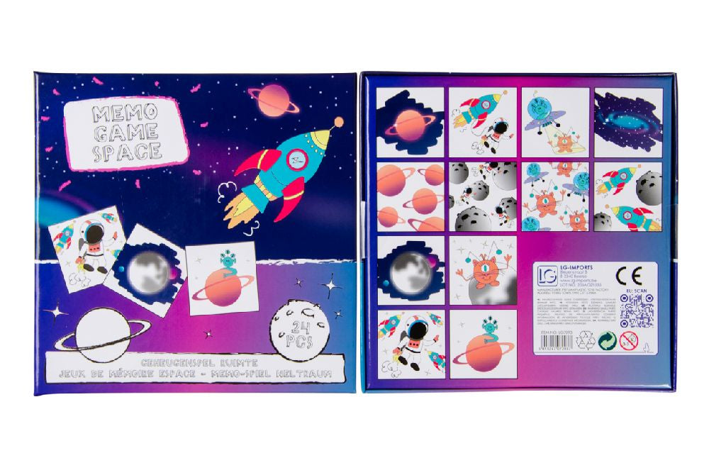 Memospielraum, Karte 7x7cm - Schachtel 17x17x2,5cm