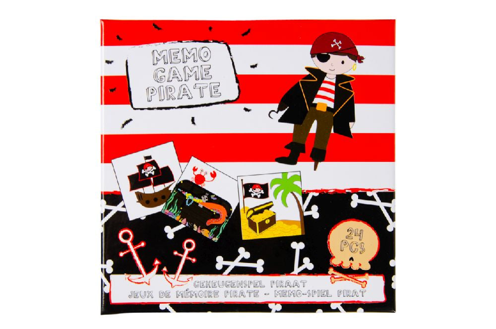 Memospiel "Pirat" (Karte 7 x 7 cm)