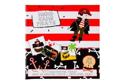Memospiel "Pirat" (Karte 7 x 7 cm)