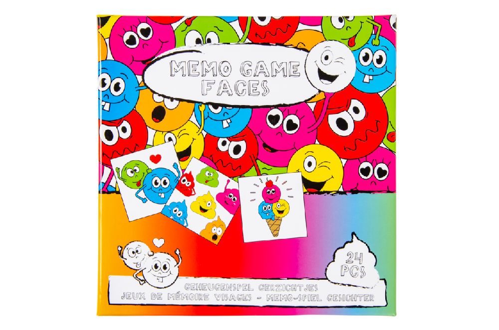 Memospiel "Emotionsgesichter" (Karte 7 x 7 cm)