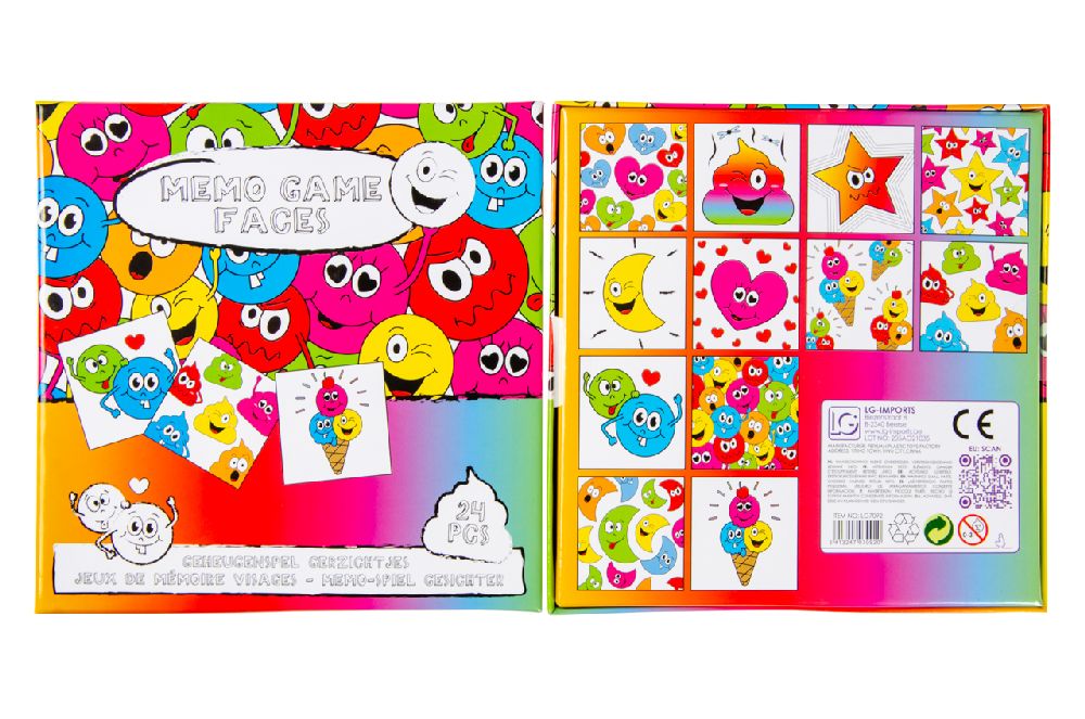 Memospiel "Emotionsgesichter" (Karte 7 x 7 cm)