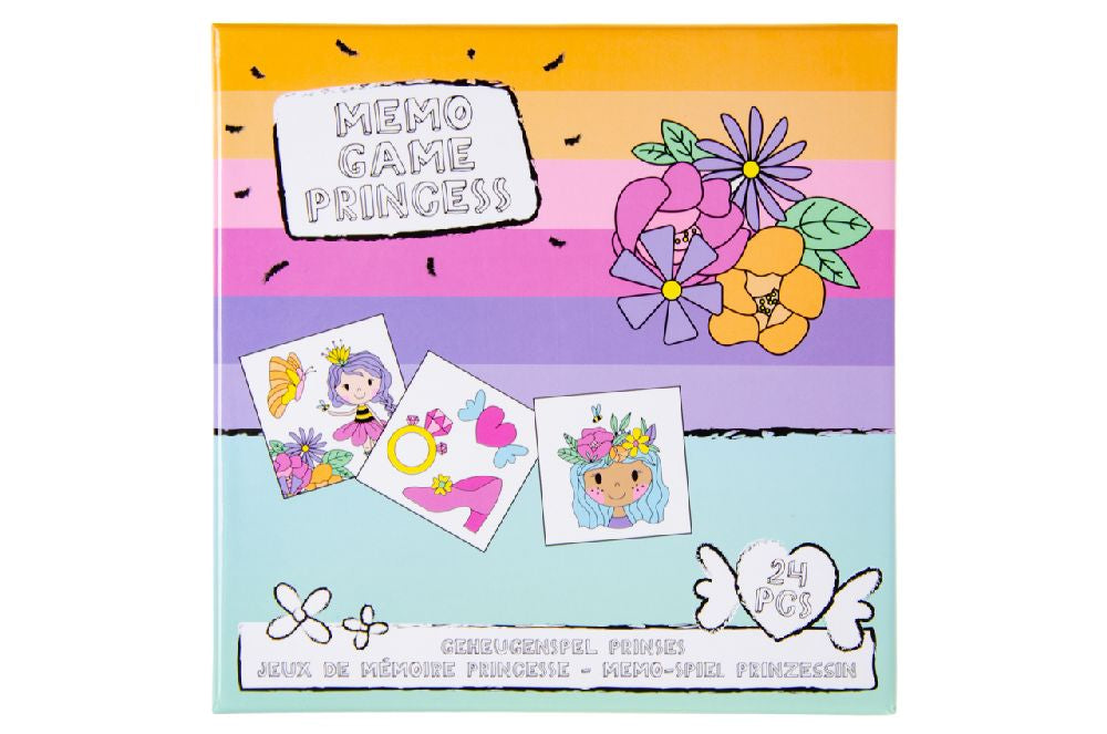 Memo-Spiel Princess  (Karte 7 x 7 cm)
