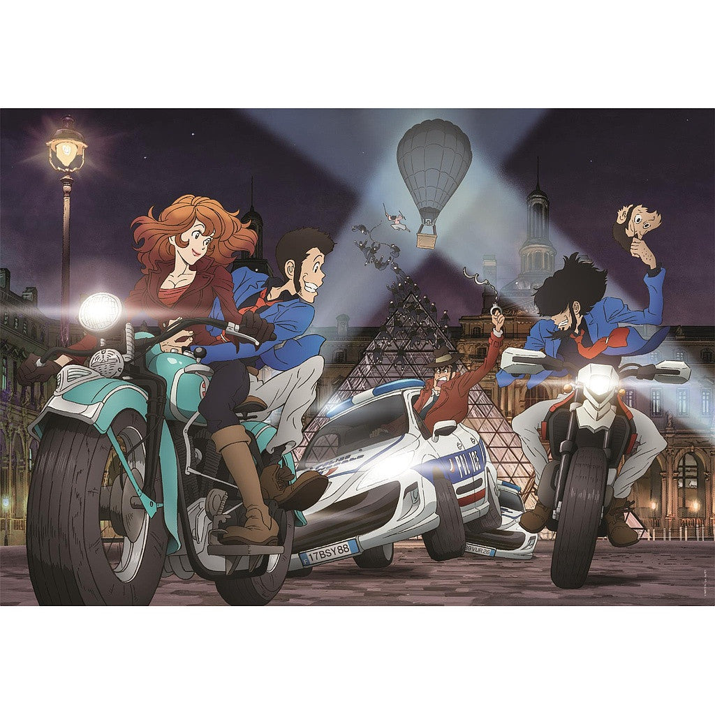 Clementoni Puzzle - Lupin III "Flucht vor der Poizei" (1000 Teile)