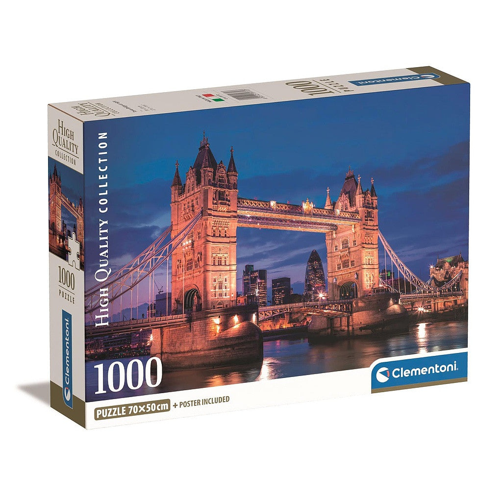 Clementoni Puzzle - London "Tower Bridge bei Nacht" (1000 Teile)