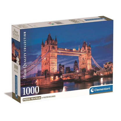 Clementoni Puzzle - London "Tower Bridge bei Nacht" (1000 Teile)