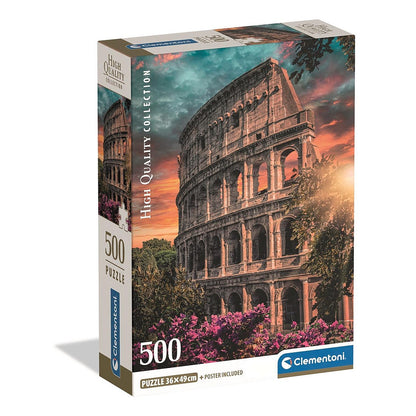 Clementoni Puzzle - Kolosseum von Rom (500 Teile)