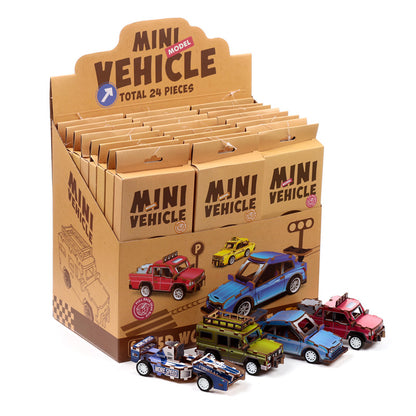 Natzurholz 3D-Puzzle - Automobil, assortiert (24 Teile)
