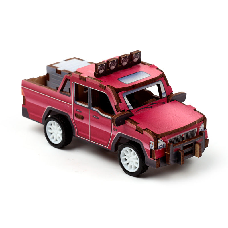 Natzurholz 3D-Puzzle - Automobil, assortiert (24 Teile)
