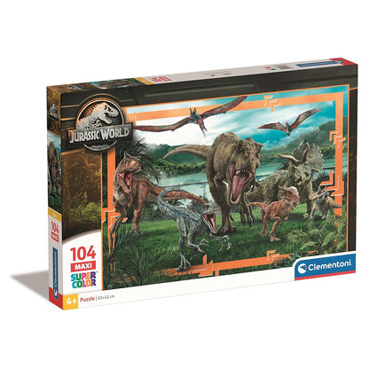Clementoni Maxi-Puzzle - Jurassic World "Jäger" (104 Teile)