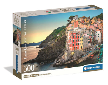 Clementoni Puzzle - Küste von Riomaggiore (500 Teile)