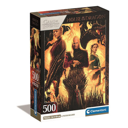 Clementoni Puzzle - House of Dragons (500 Teile)