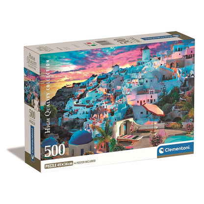 Clementoni Puzzle - Griechische Aussicht (500 Teile)