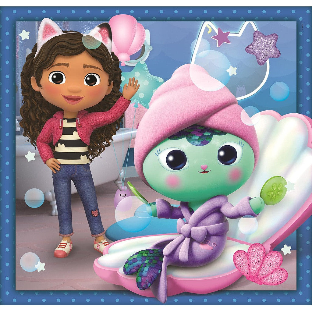 Clementoni - Puzzle "Gabis Dollhouse" (3 x 48 Teile)