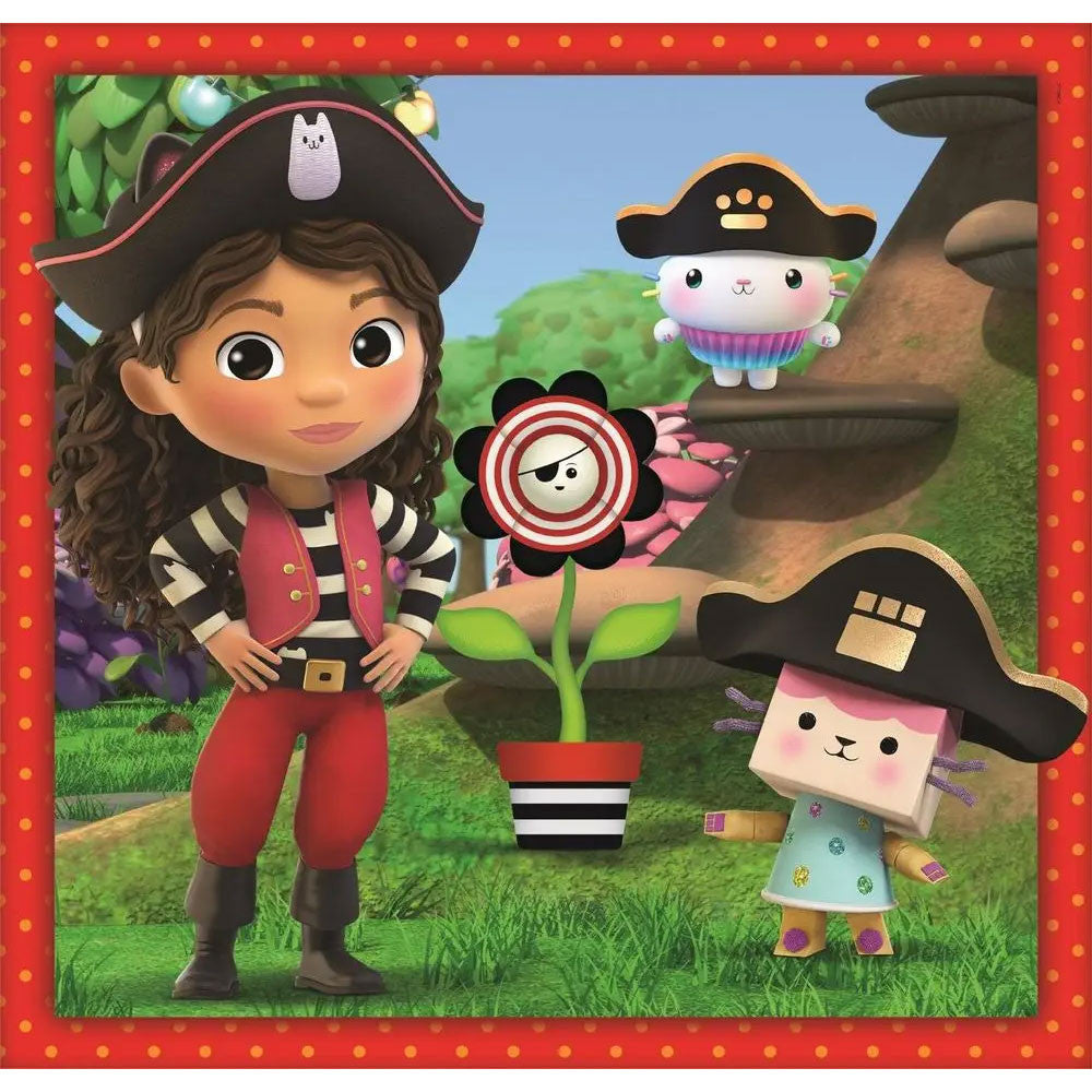 Clementoni - Puzzle "Gabis Dollhouse" (3 x 48 Teile)