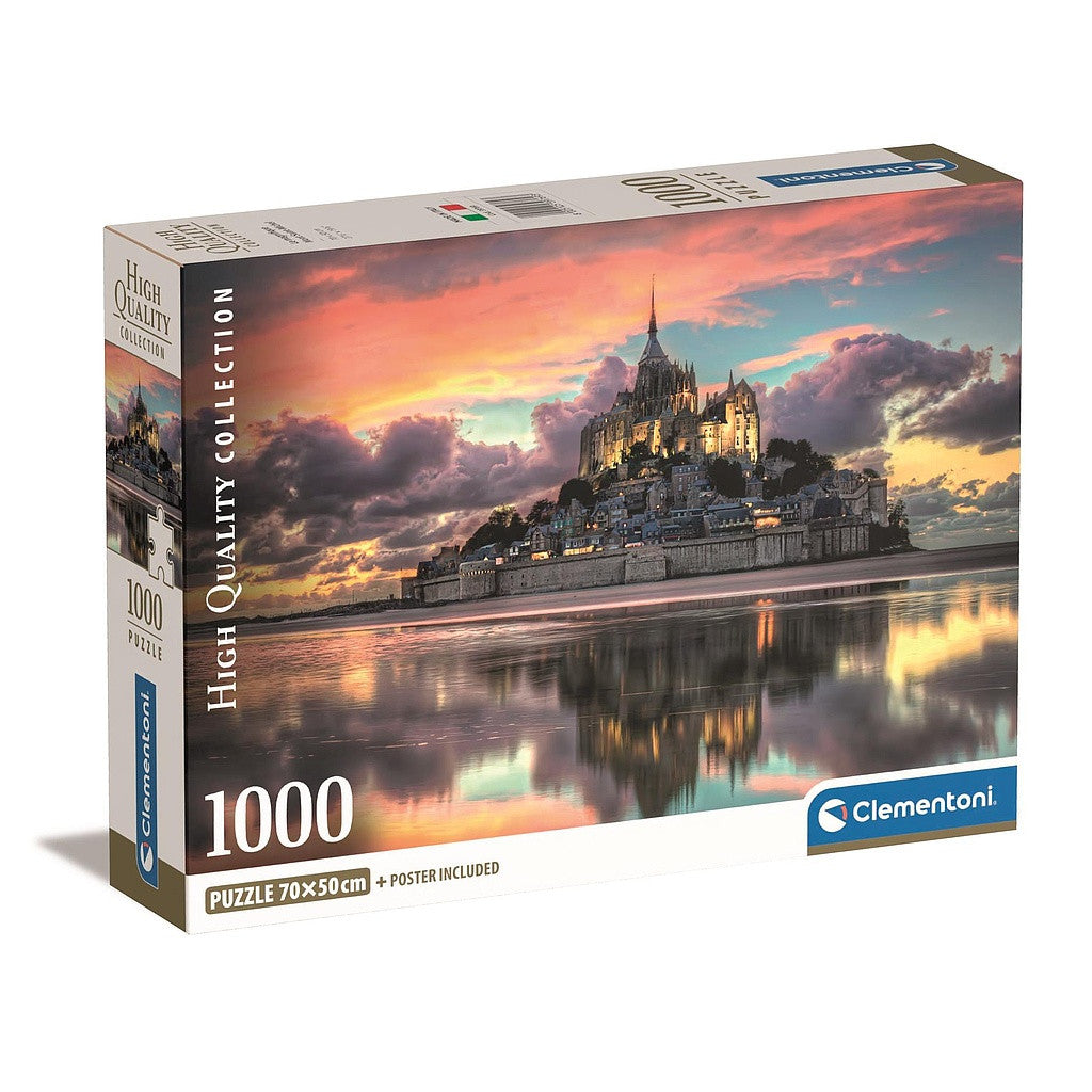 Clementoni Puzzle - Mont-Saint Michel (1000 Teile)