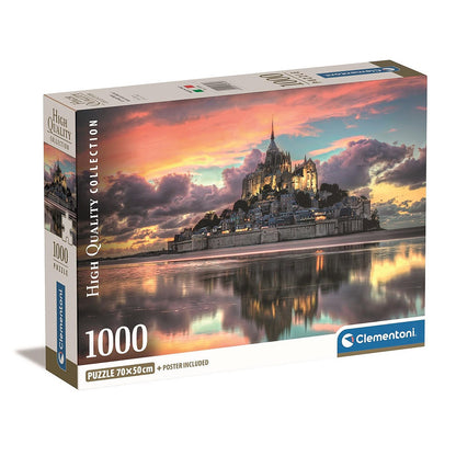 Clementoni Puzzle - Mont-Saint Michel (1000 Teile)
