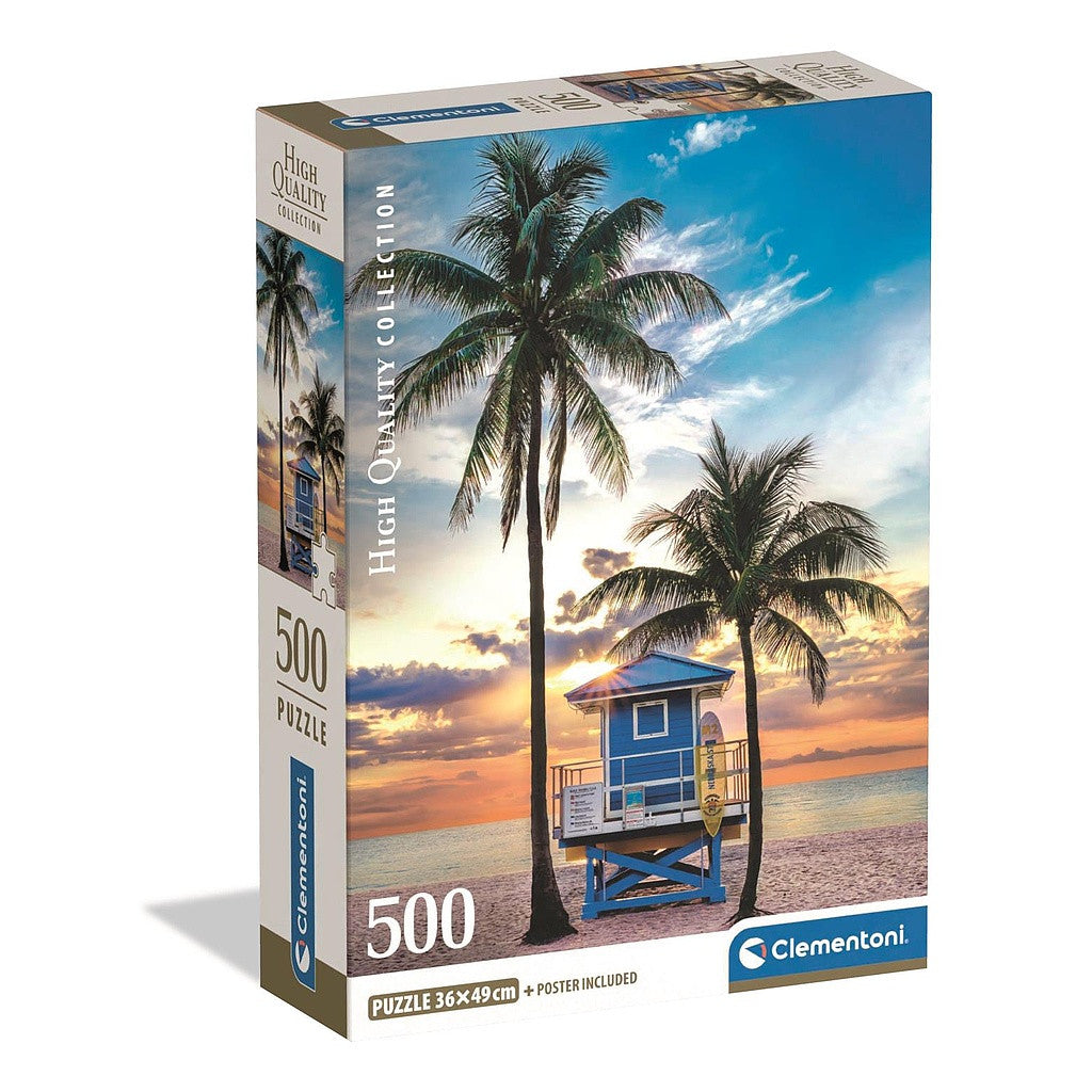 Clementoni Puzzle - Miami Beach (500 Teile)