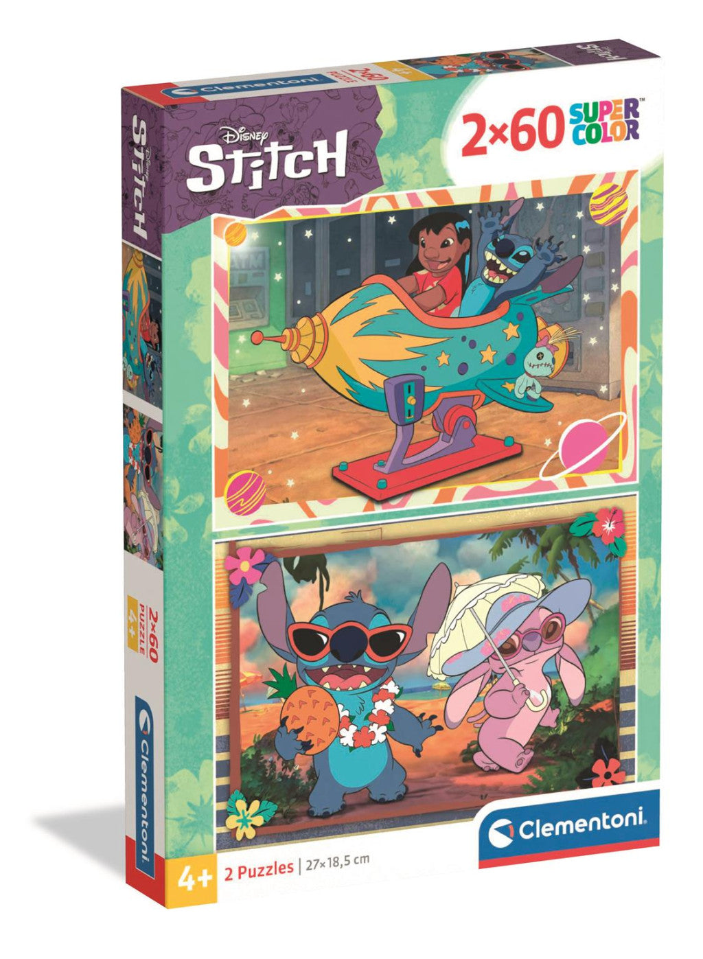 Clementoni Puzzle - Disney "Lilo & Stitch" (2 x 60 Teile)