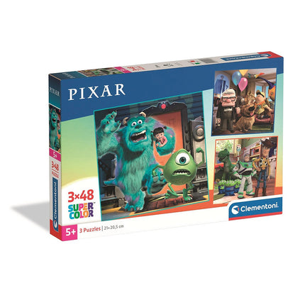 Clementoni 3-in-1 Puzzle - Disney Pixar "Klassiker" (3 x 48 Teile)