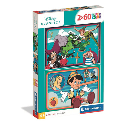 Clementoni 2-in-1 Puzzle - Disney "Klassiker" (2 x 60 Teile)