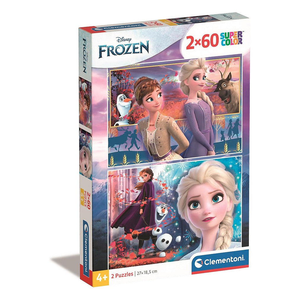 Clementoni 2-in-1 Puzzle - Disney Frozen II "Eismagie" (2 x 60 Teile)