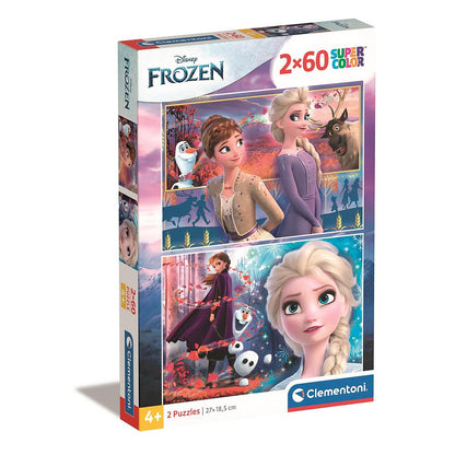 Clementoni 2-in-1 Puzzle - Disney Frozen II "Eismagie" (2 x 60 Teile)